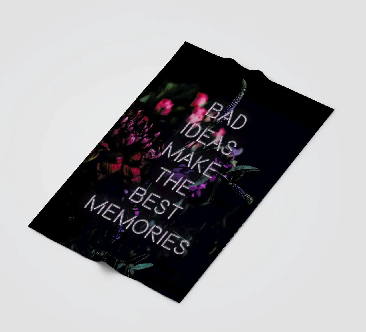 Bad ideas make coperta in pile da Oh Darling
