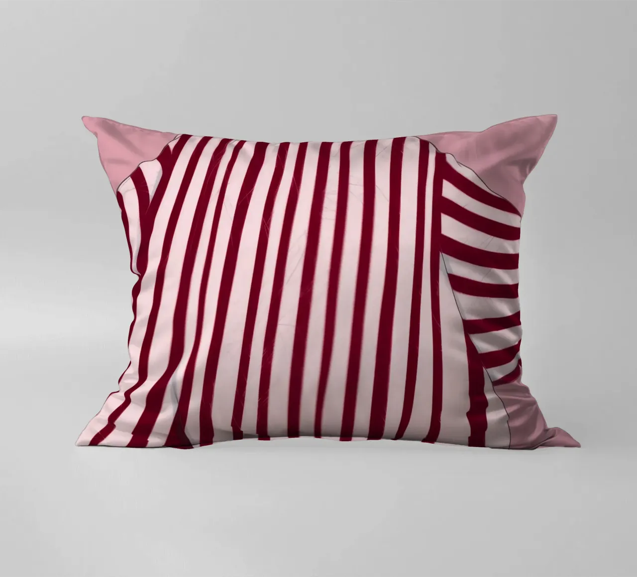 Striped Contemplation decorative cushion by Emery Kate