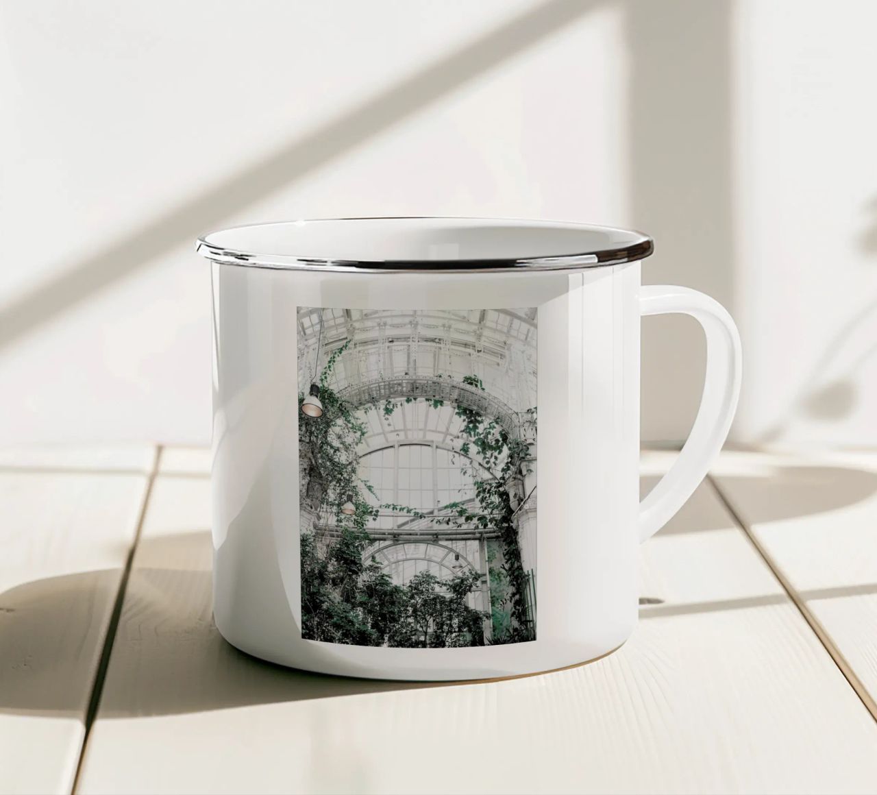 Palmenhaus tazza in smalto da Picture On The Fridge