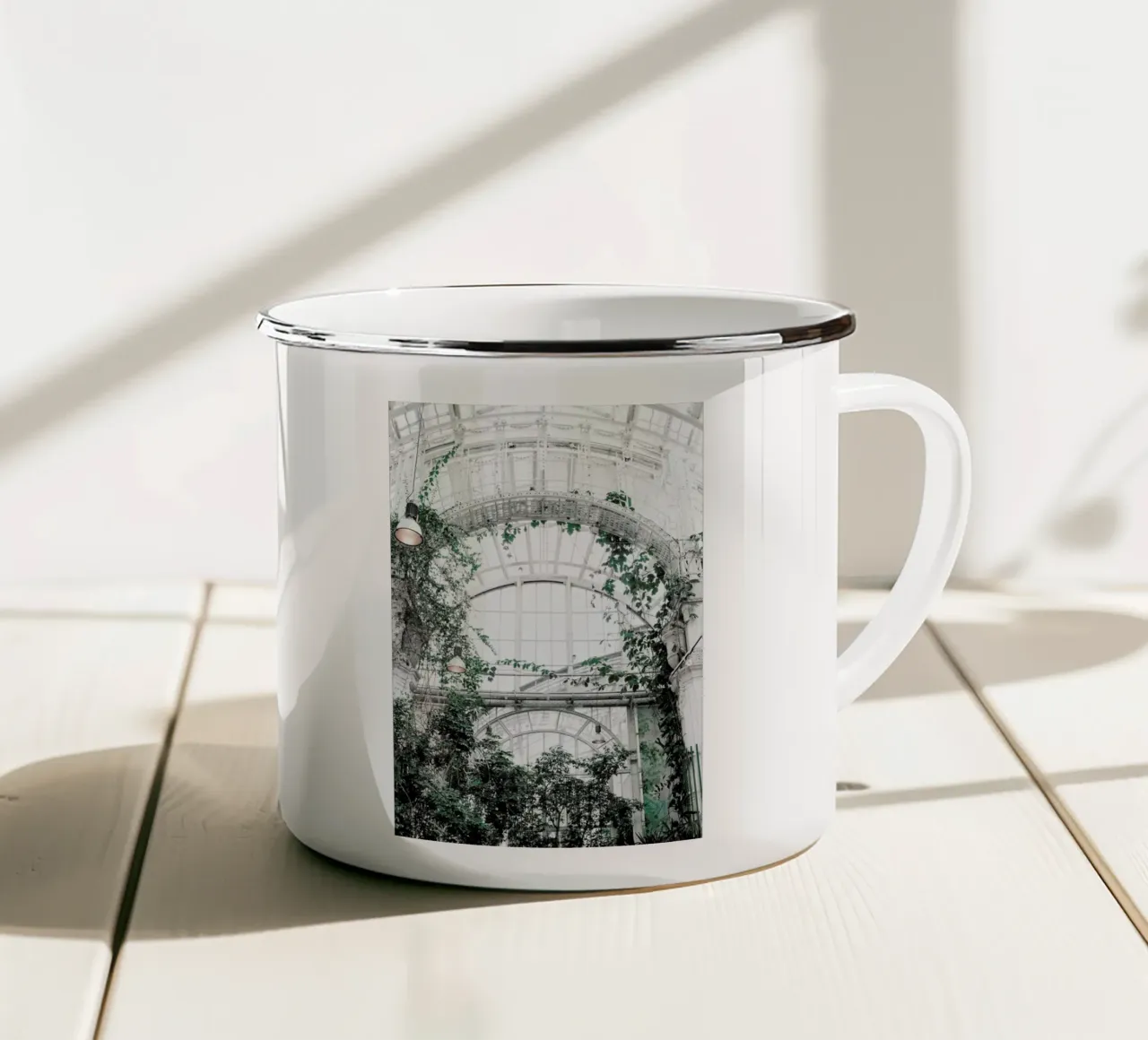 Palmenhaus tazza in smalto da Picture On The Fridge