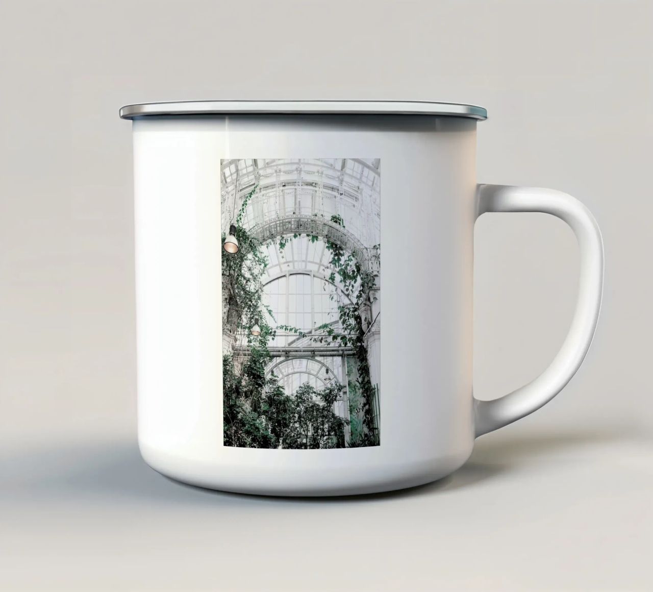 Palmenhaus tazza in smalto da Picture On The Fridge