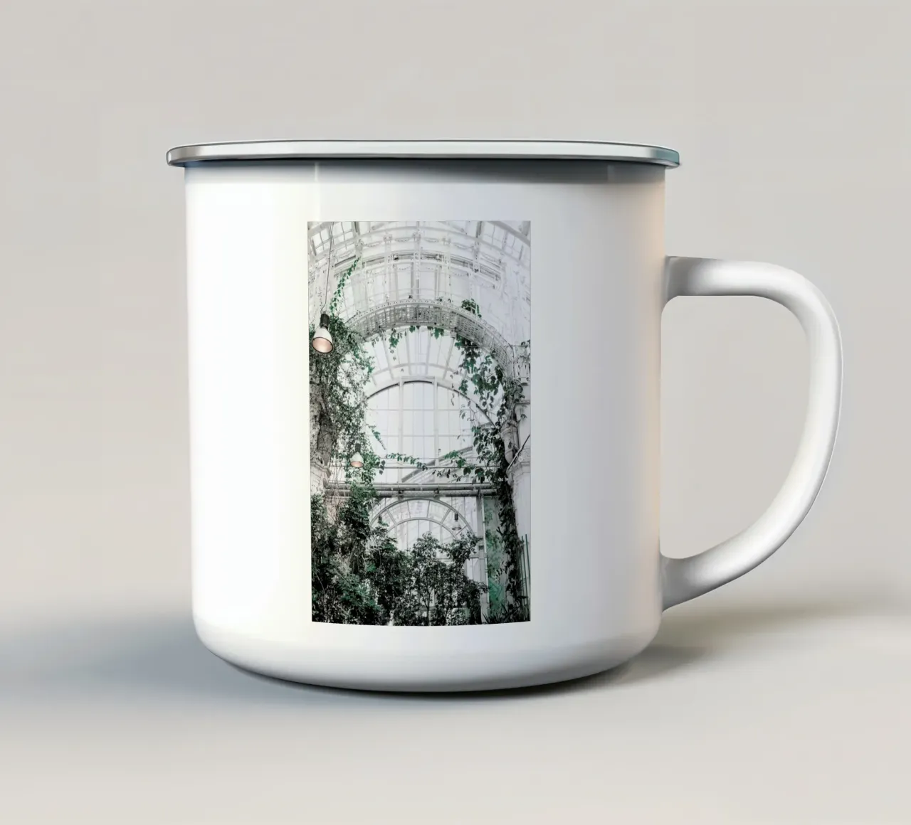 Palmenhaus tazza in smalto da Picture On The Fridge