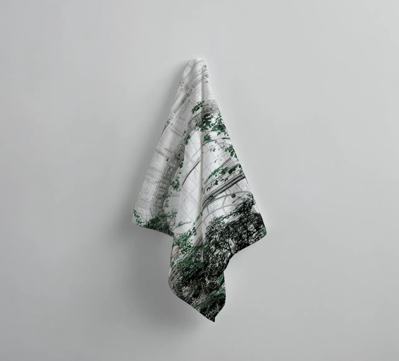 Palmenhaus towel by Picture On The Fridge