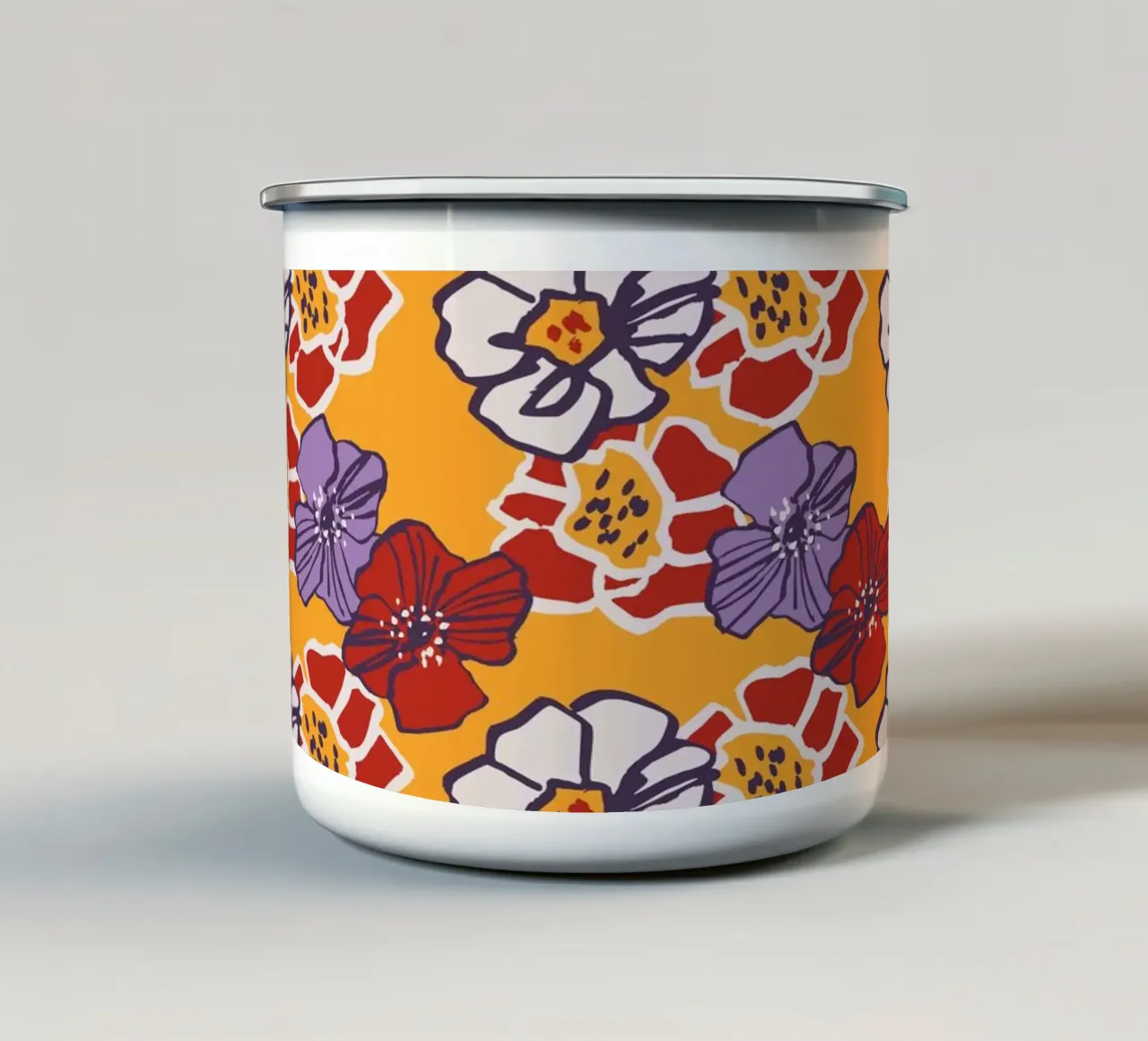 Pattern Love No 11 tazza in smalto da treechild
