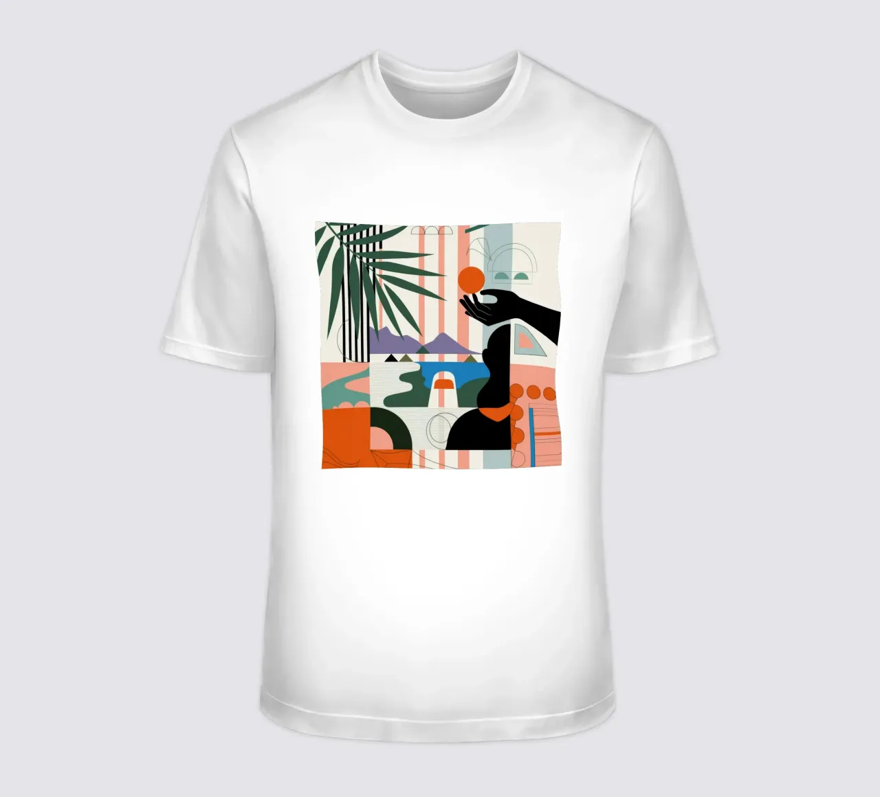 Geometric Harmony t-shirt by Emery Kate