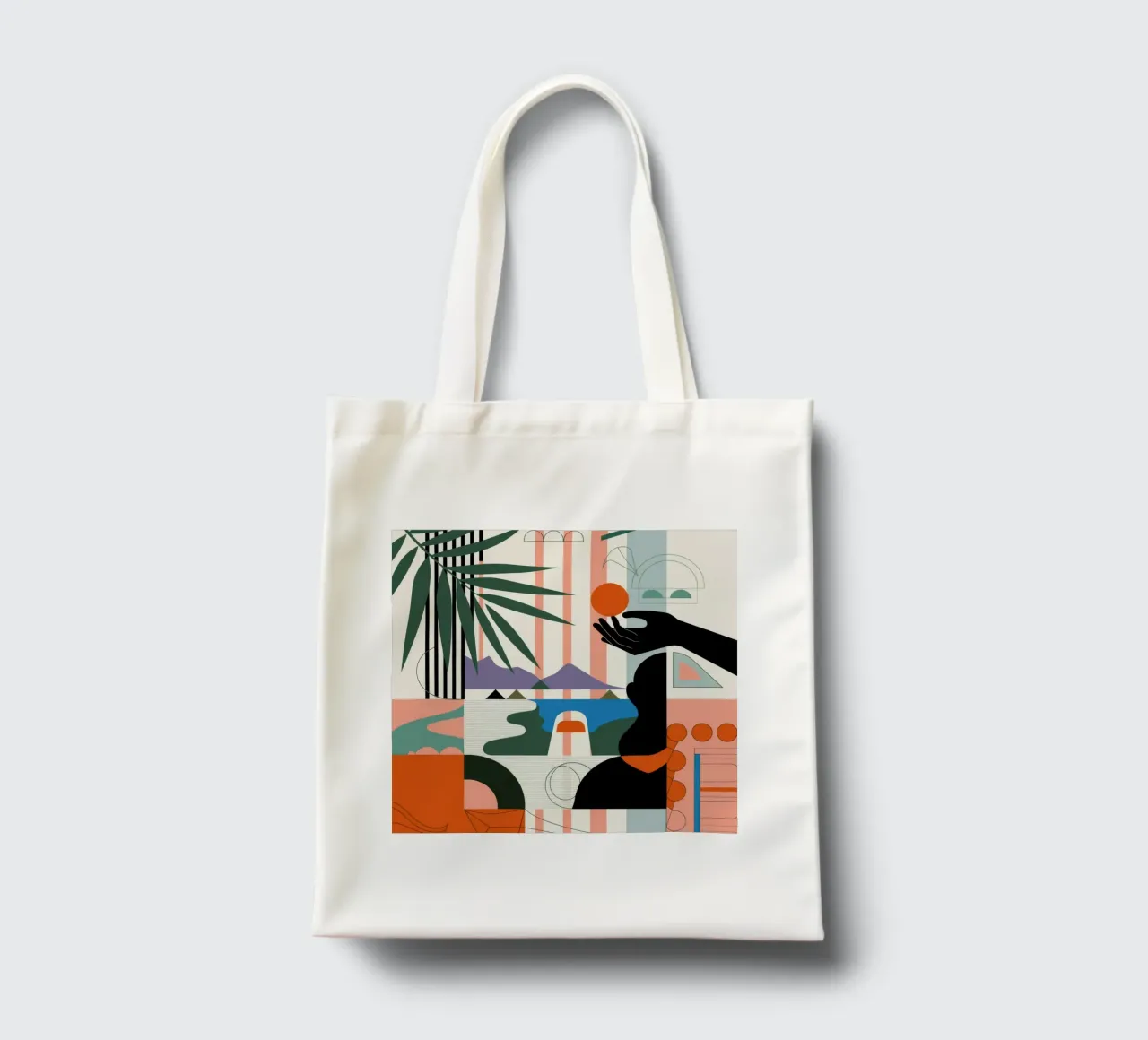 Geometric Harmony tote bag by Emery Kate
