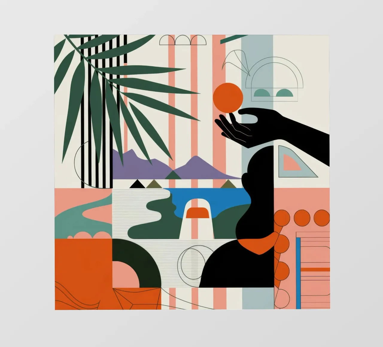Geometric Harmony photo wallpaper by Emery Kate