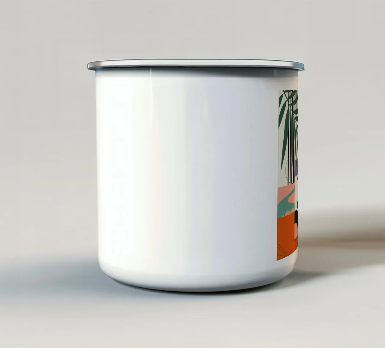 Armonia geometrica tazza in smalto da Emery Kate
