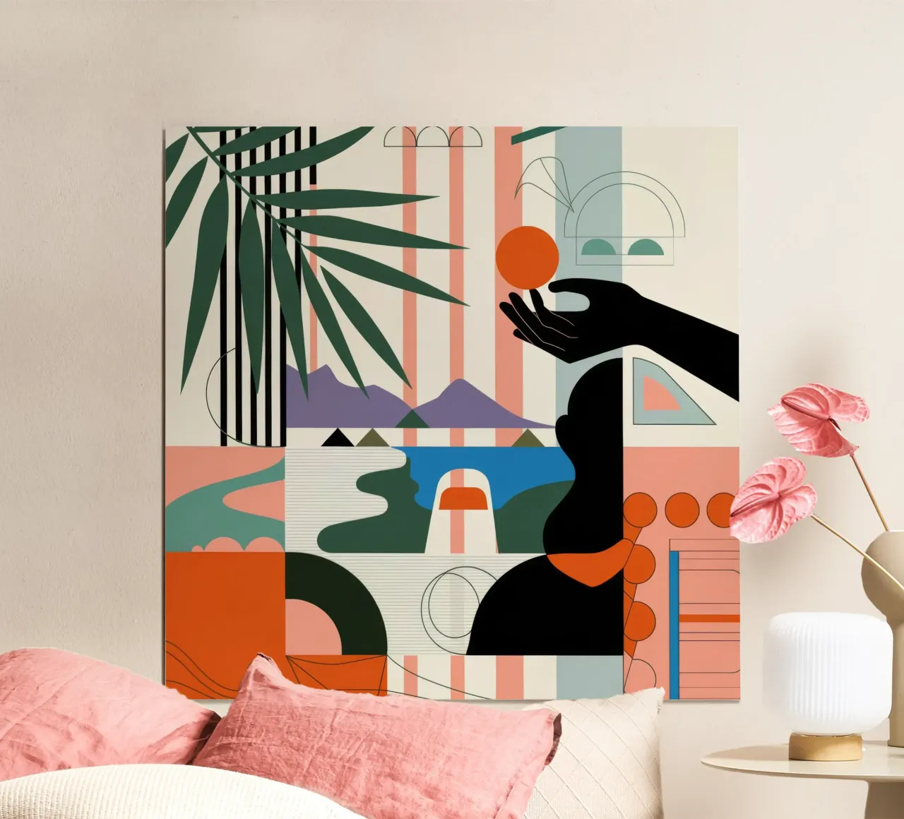 Geometric Harmony poster by Emery Kate