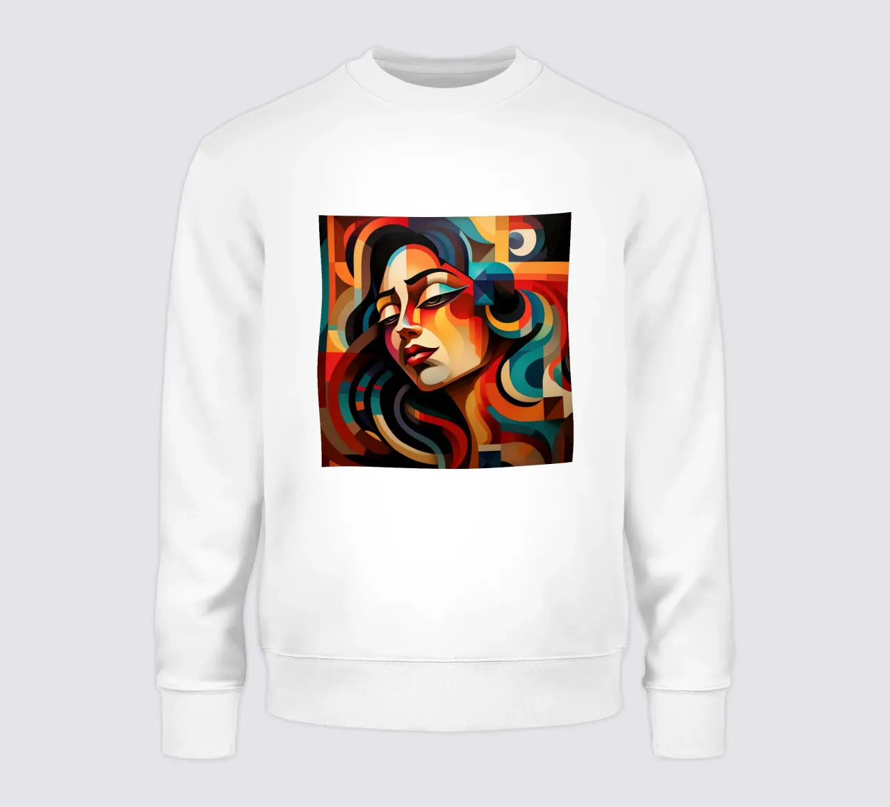 Forme astratte Donna messicana felpa da Artful Muse