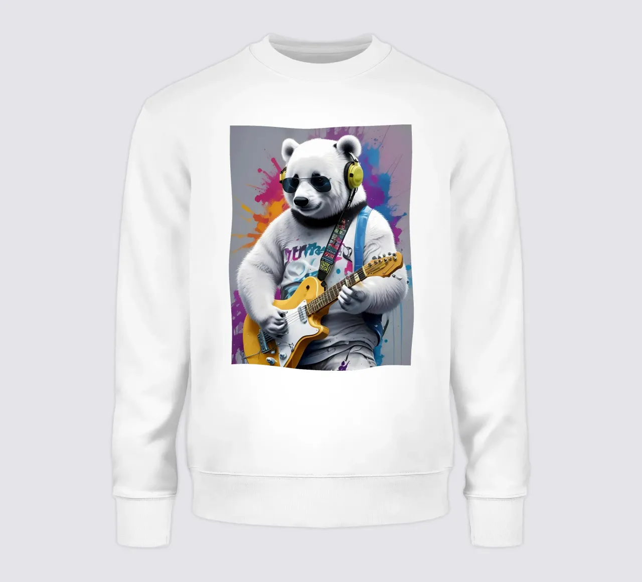 Panda che suona la chitarra felpa da MakArena