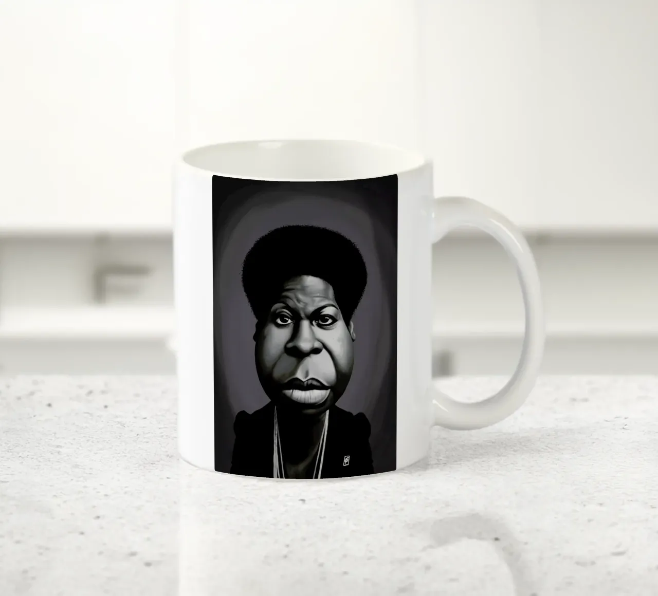 Nina Simone tazza in ceramica da Rob Art | Illustration