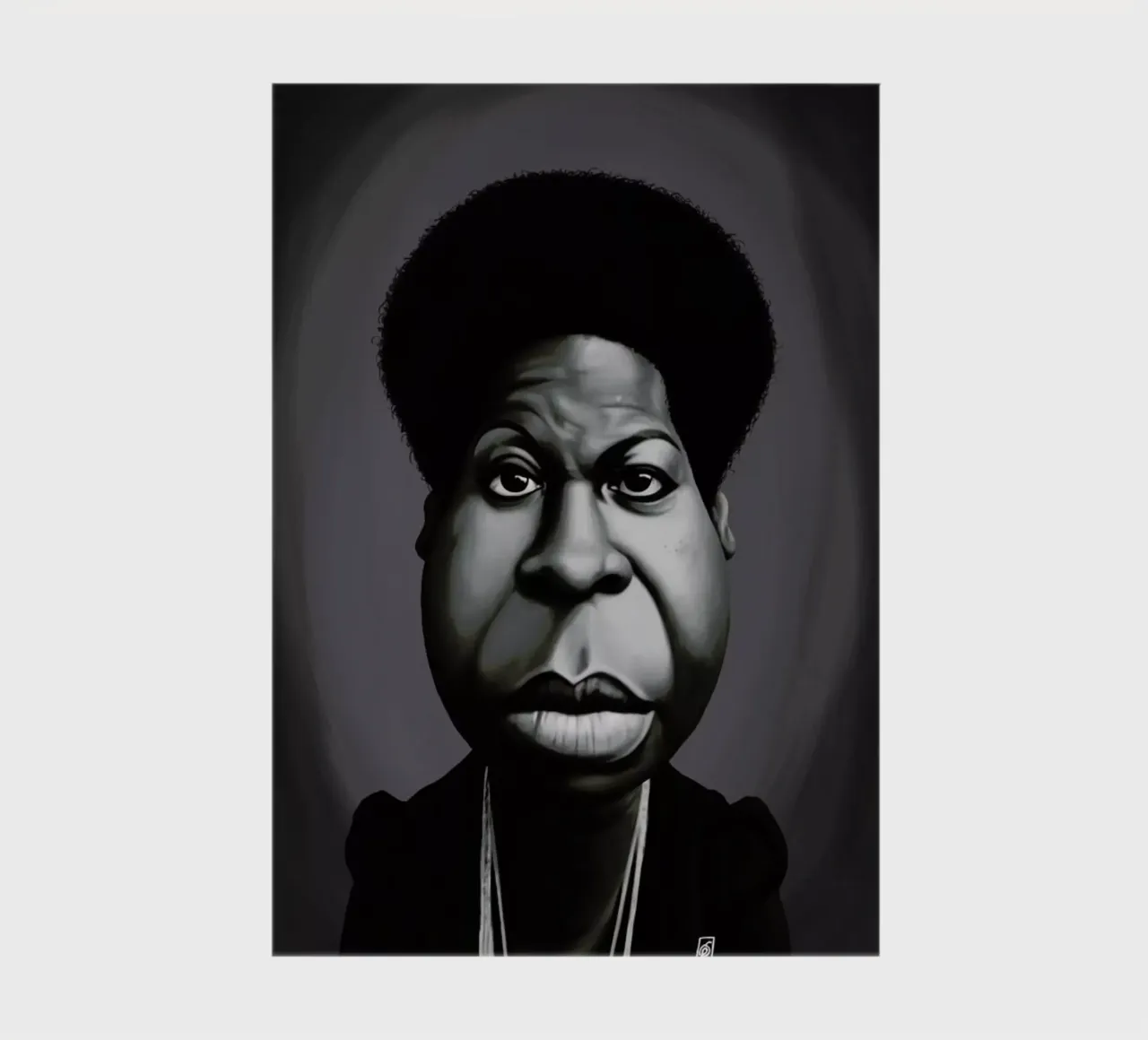 Nina Simone notebook by Rob Art | Illustration