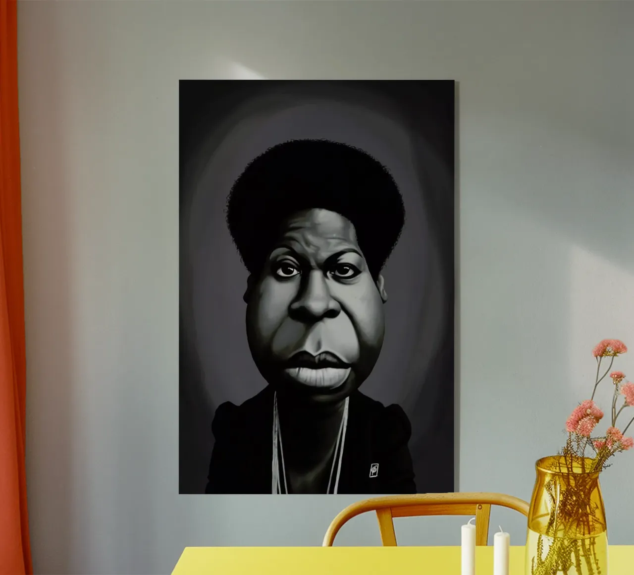 Nina Simone plexiglass da Rob Art | Illustration