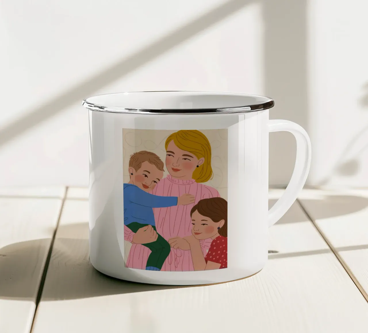 Legame familiare tazza in smalto da Emery Kate