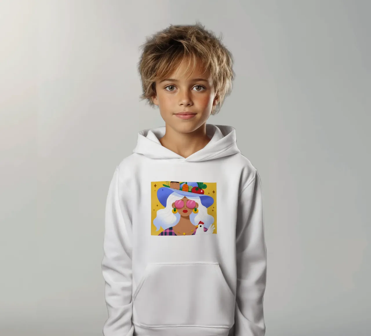 Cappello da raccolto felpa bambino con cappuccio da Emery Kate