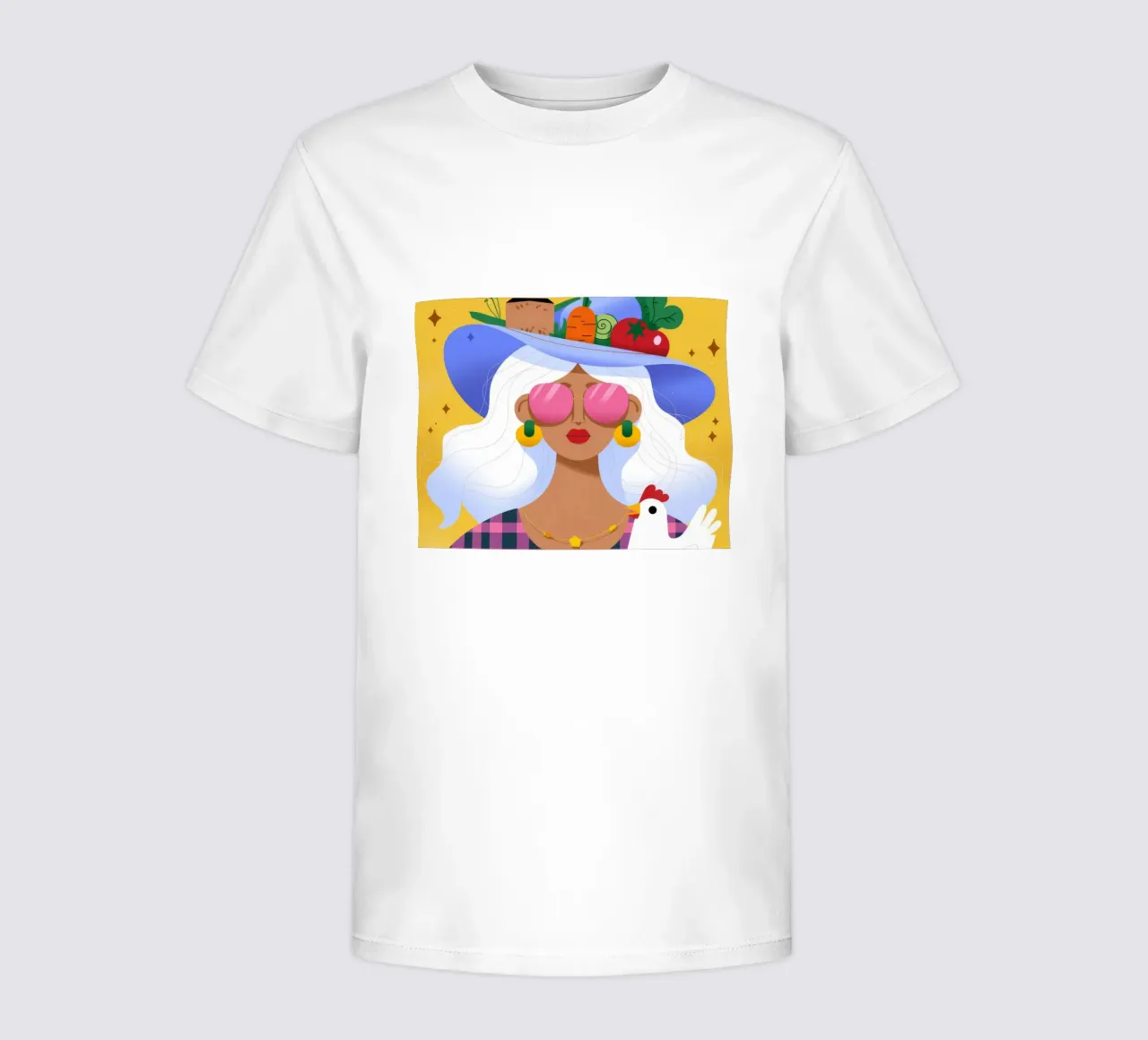 Harvest Hat kids t-shirt by Emery Kate