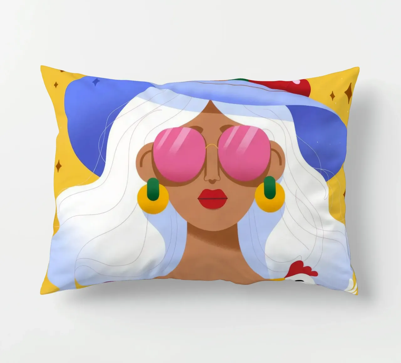 Harvest Hat decorative cushion by Emery Kate