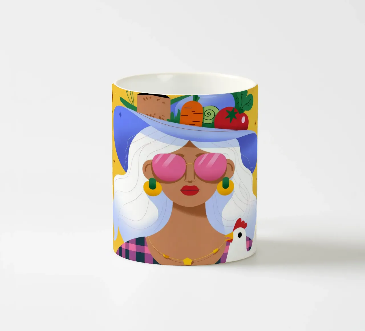 Cappello da raccolto tazza in ceramica da Emery Kate