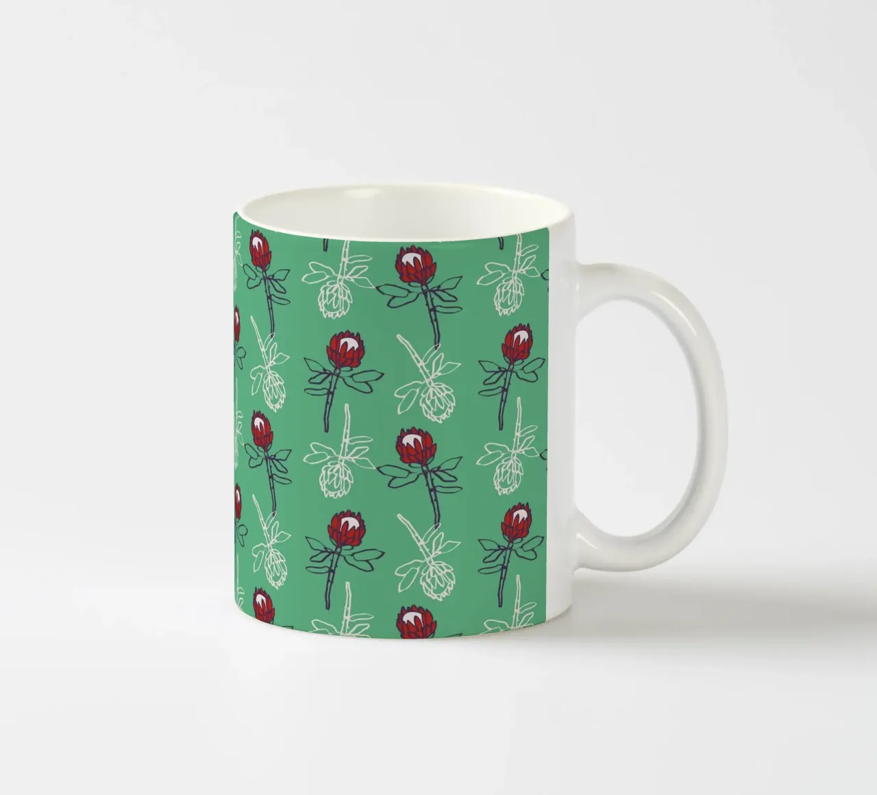 Pattern Love No 15 tazza in ceramica da treechild