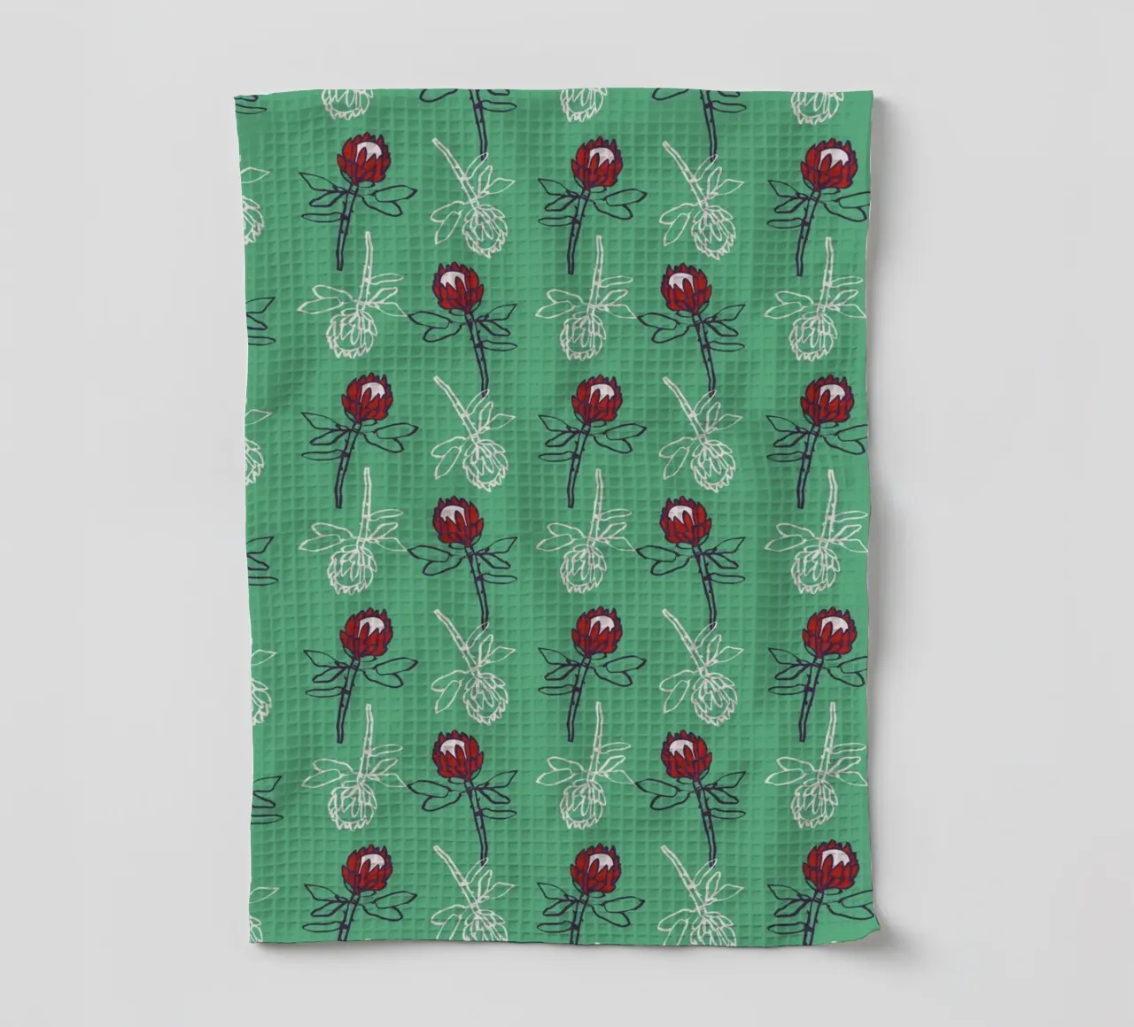 Pattern Love No 15 canovaccio da cucina da treechild