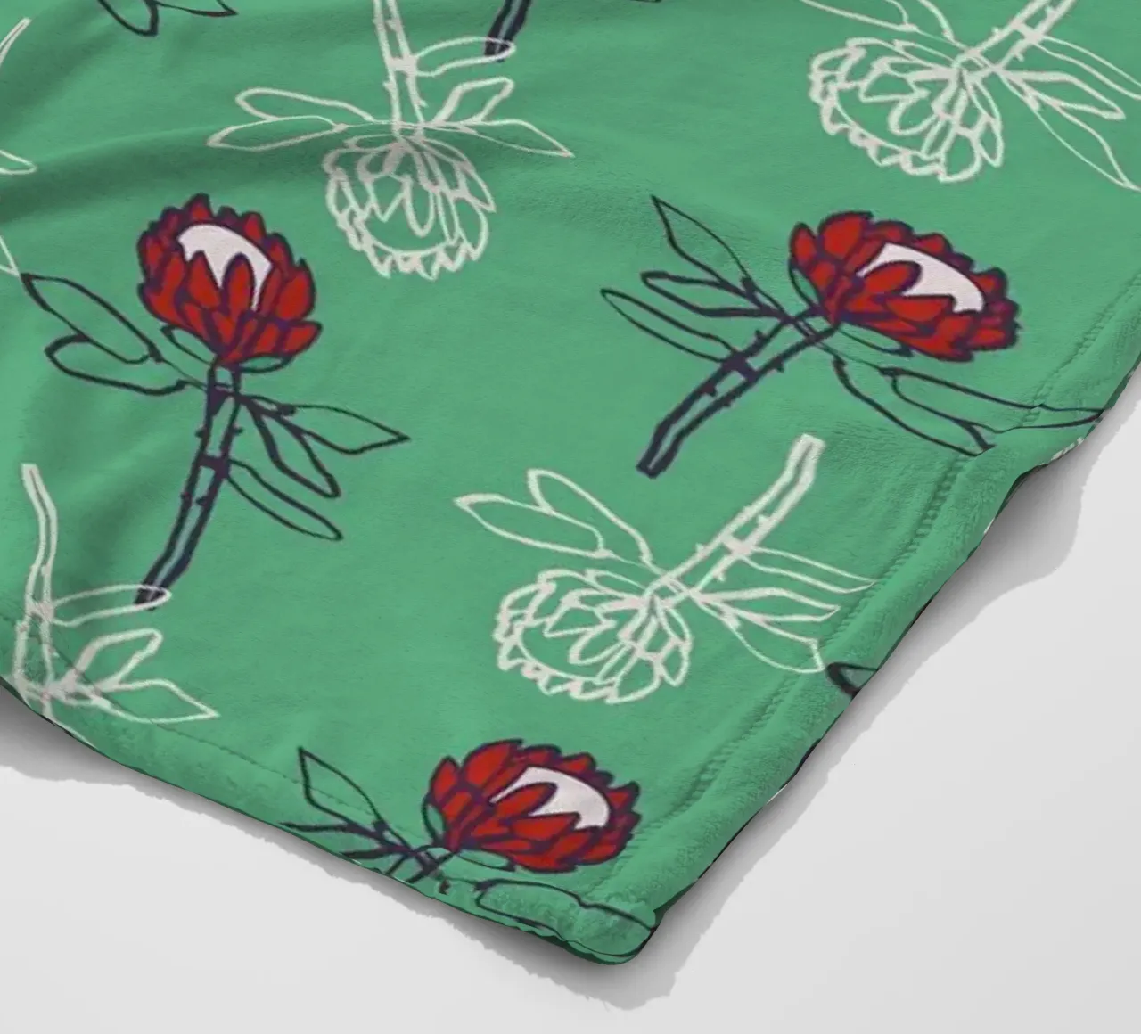 Pattern Love No 15 coperta in pile da treechild