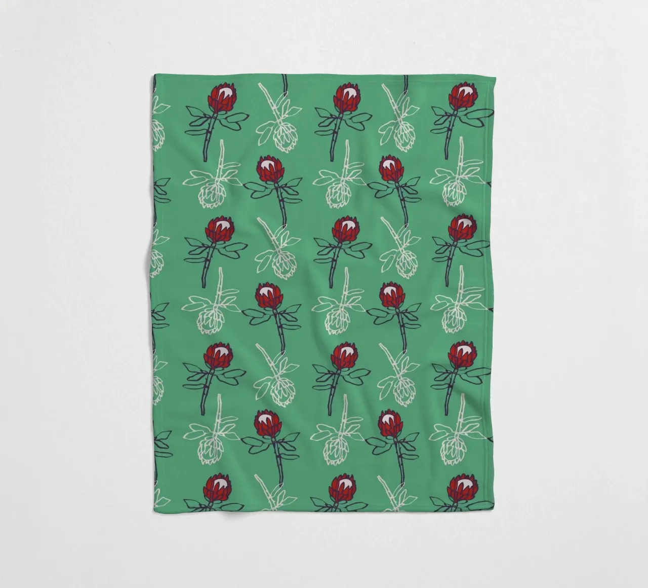 Pattern Love No 15 coperta in pile da treechild