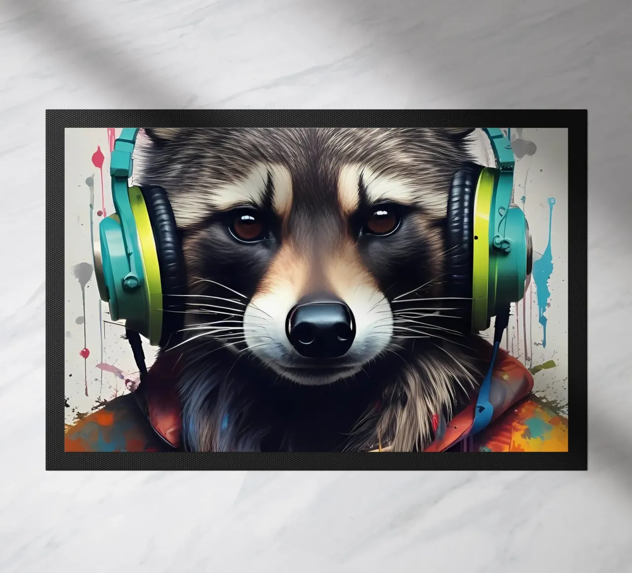 Procione in cuffia zerbino da MakArena