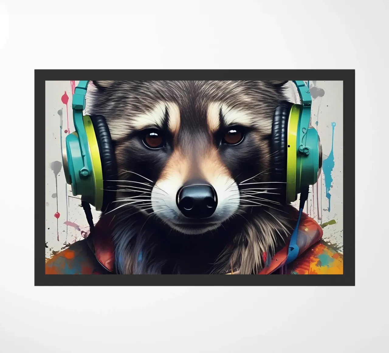 Procione in cuffia zerbino da MakArena