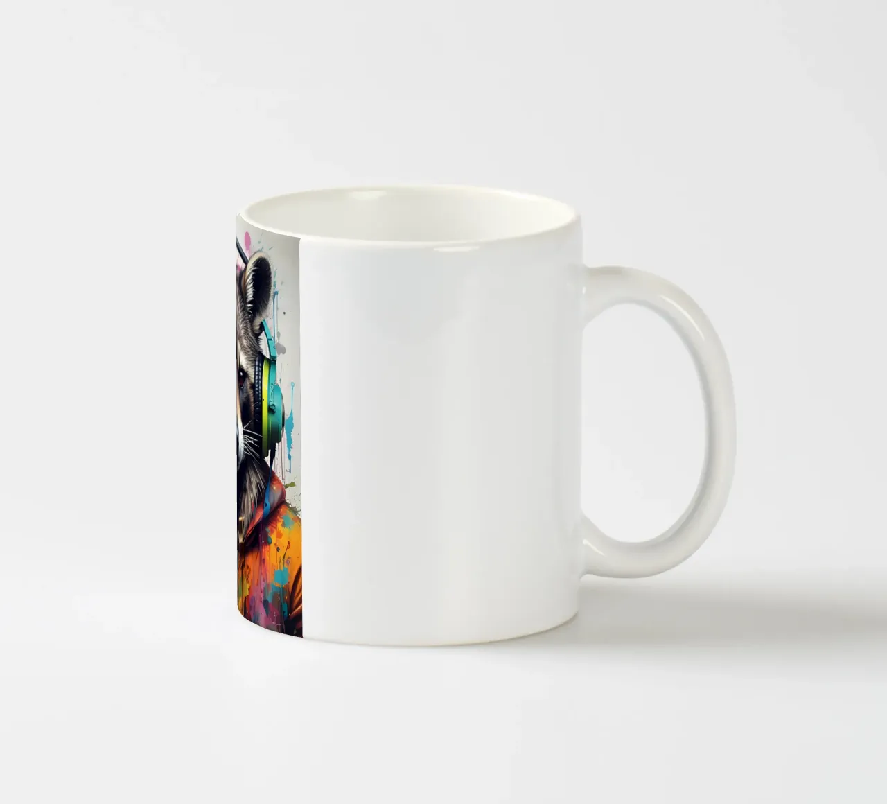 Procione in cuffia tazza in ceramica da MakArena