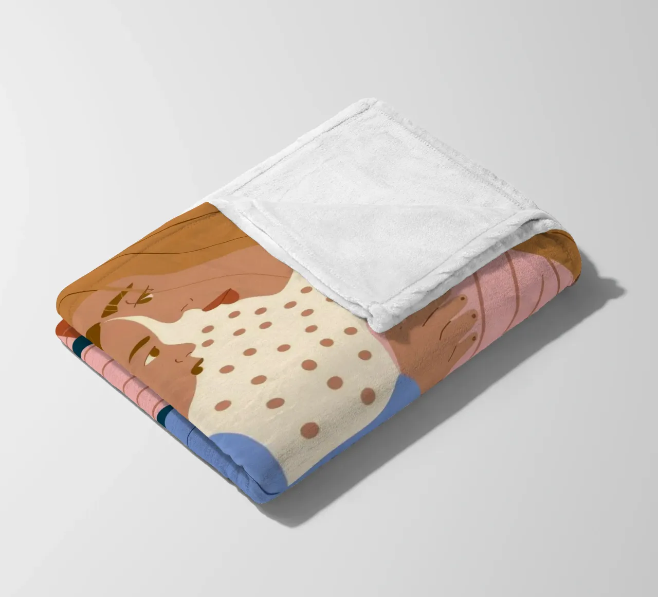 Mutter und Kind Fleecedecke von Emery Kate