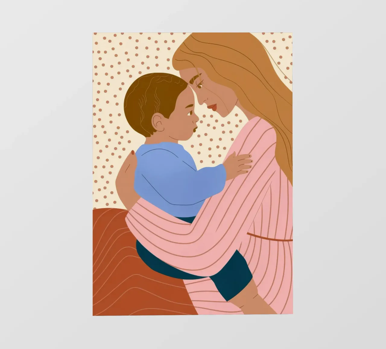 Mother and Child pvc cover by Emery Kate