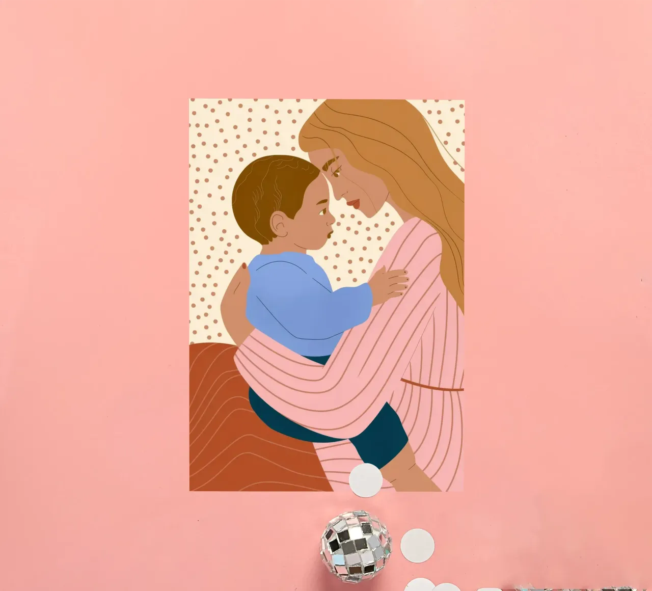 Mother and Child sticker by Emery Kate