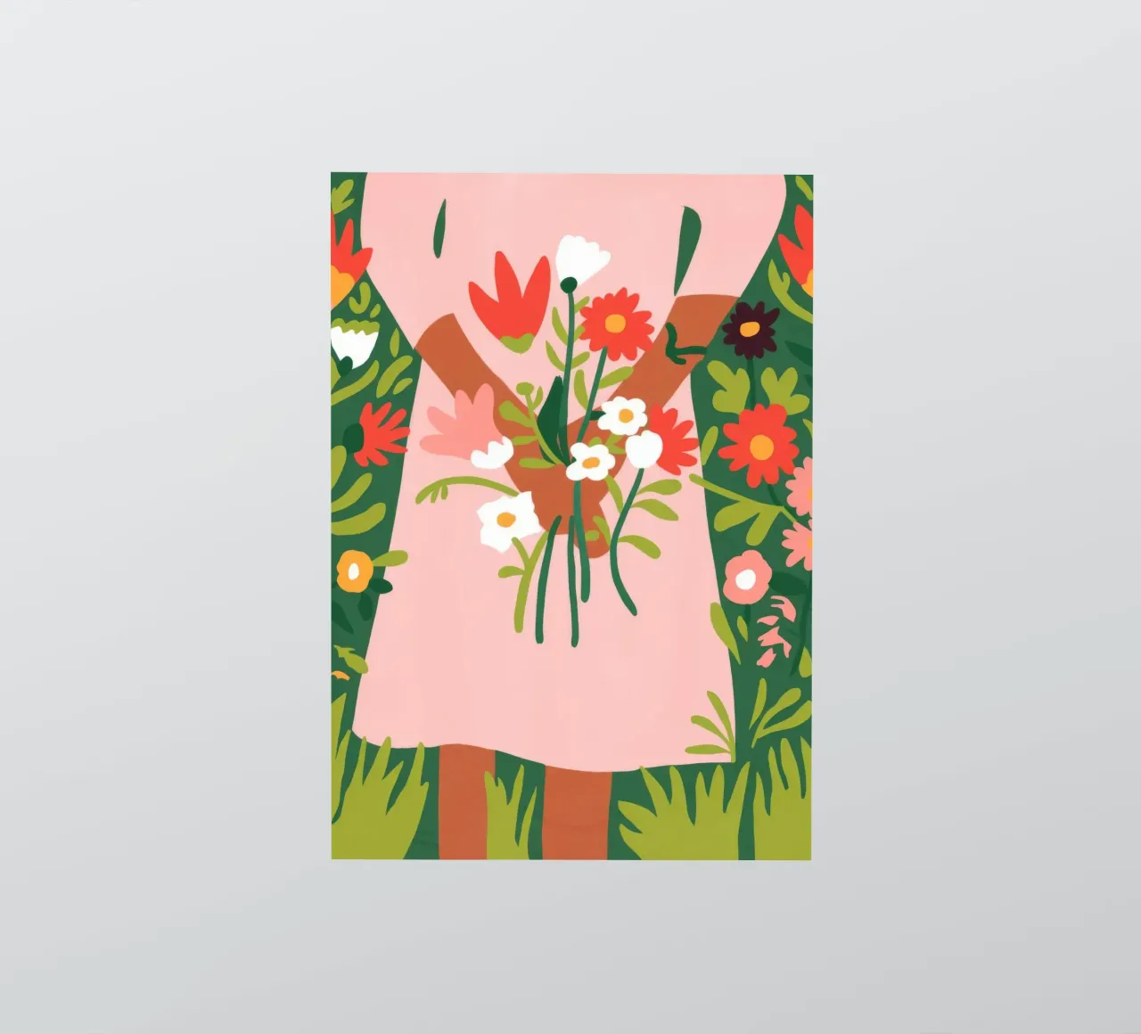 Étreinte florale autocollant de Emery Kate