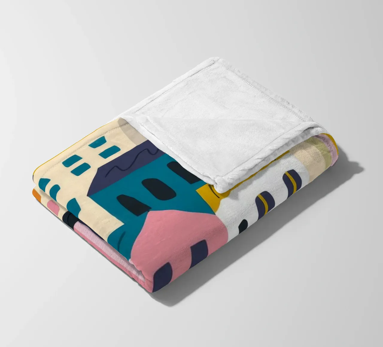 Paesaggio urbano colorato coperta in pile da Emery Kate