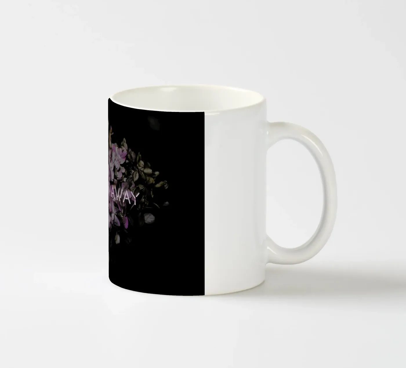 Let's run away ceramic mug by Oh Darling
