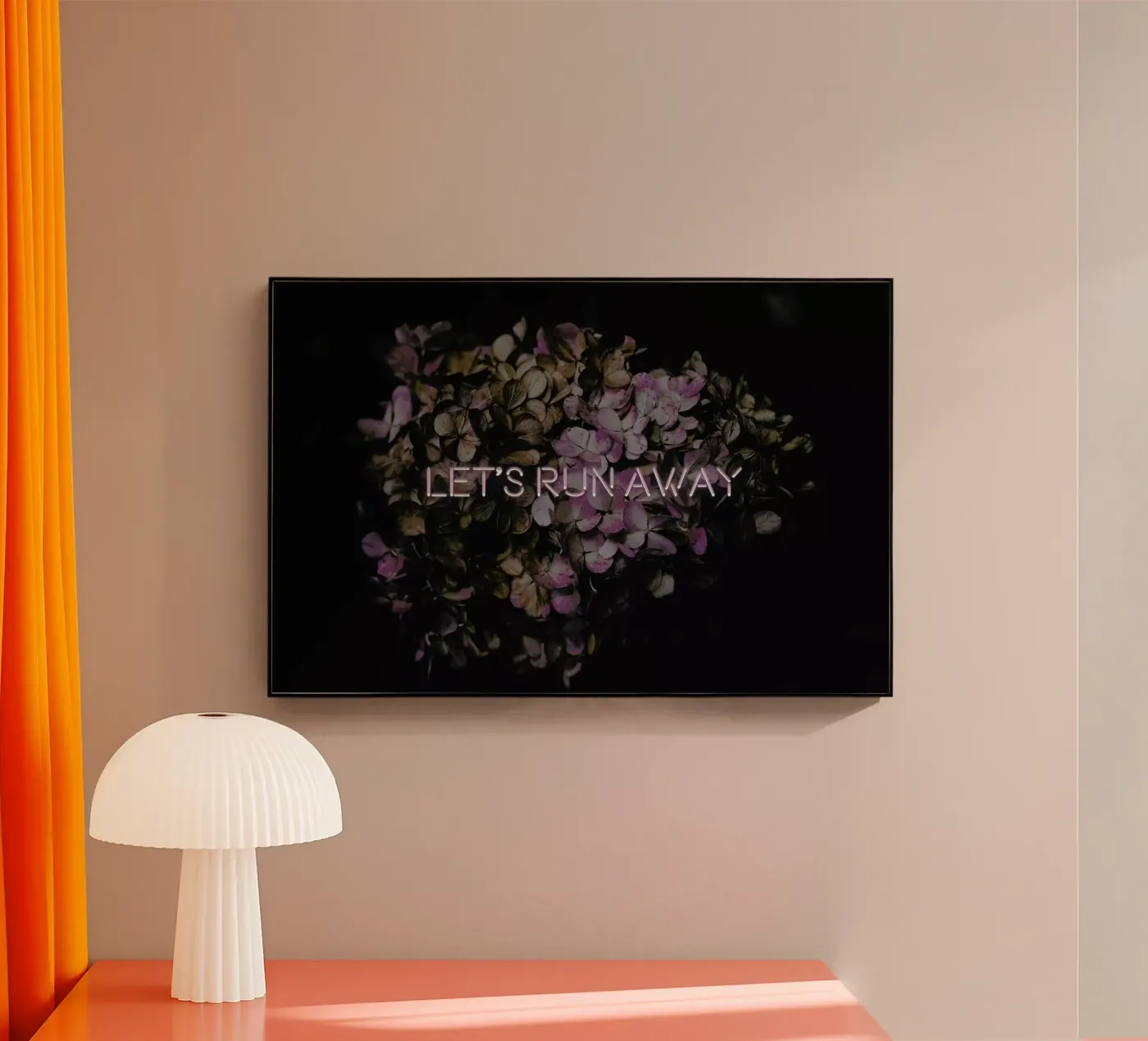 Let's run away Acryl-Glas von Oh Darling