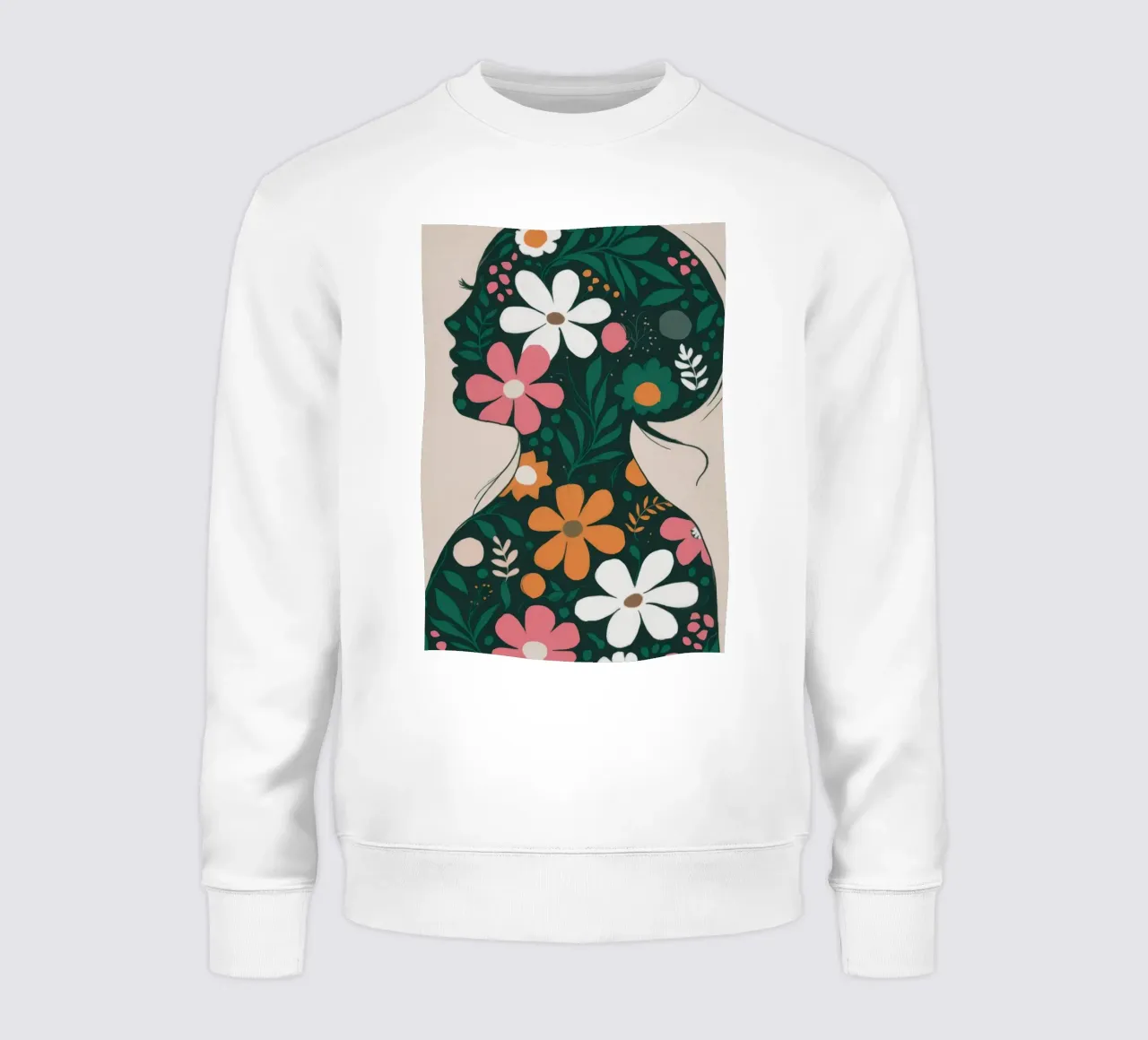 Silhouette floreale felpa da Emery Kate
