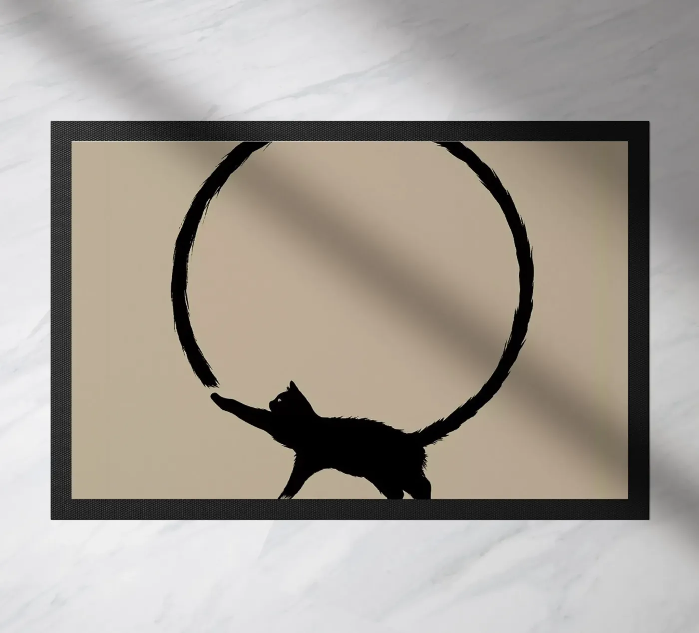 Cat Circle doormat by Jared Yamahata