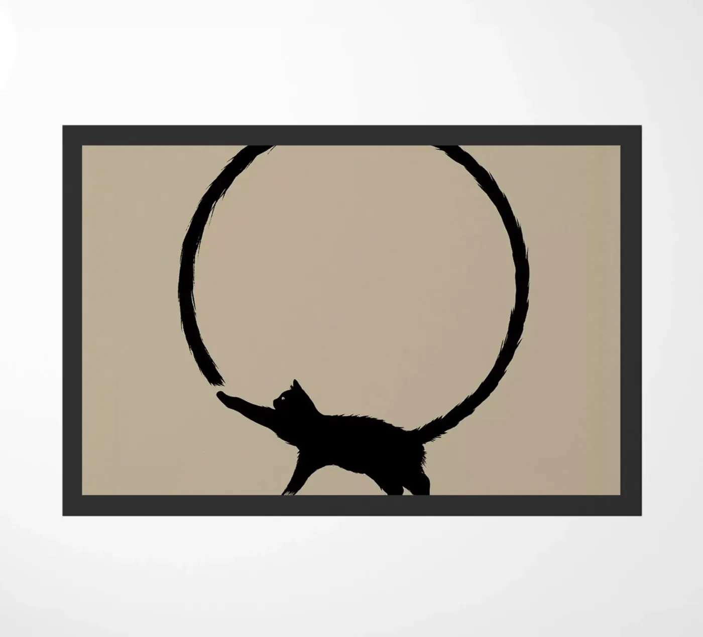 Cat Circle Fußmatte von Jared Yamahata