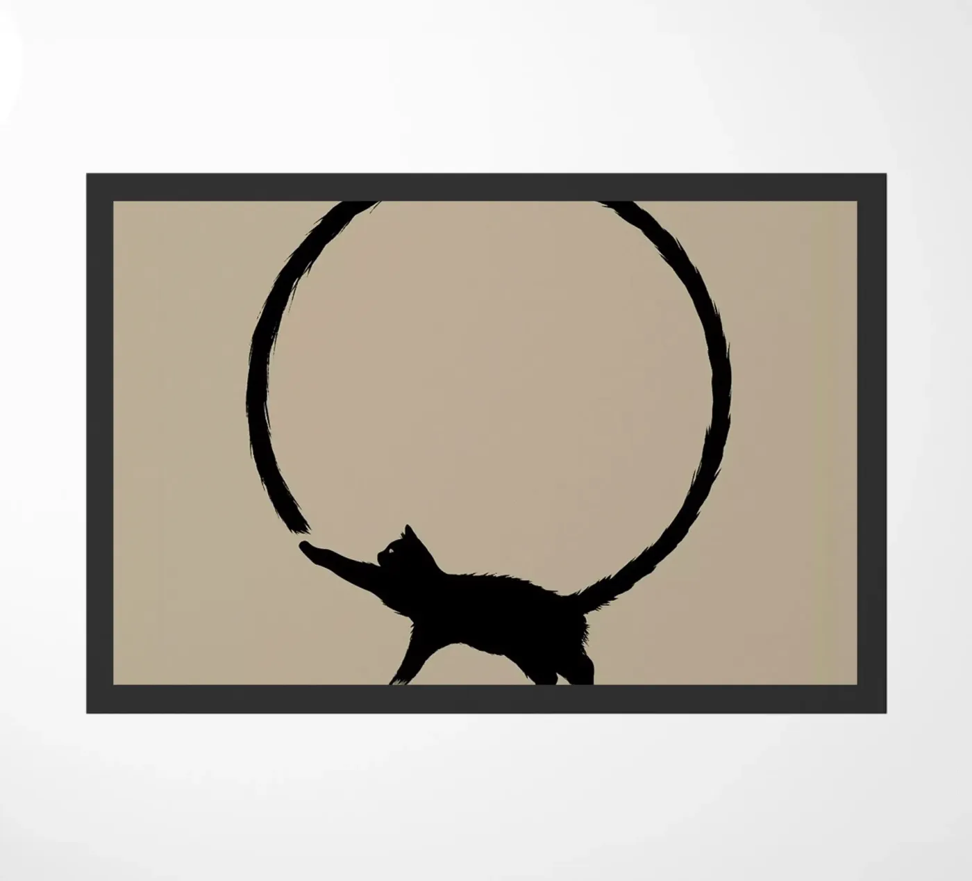 Cat Circle doormat by Jared Yamahata