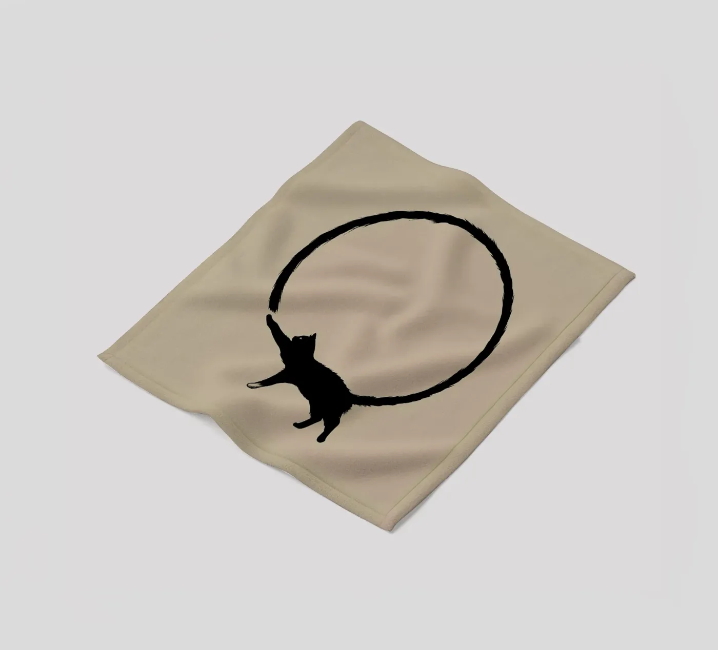 Cat Circle Fleecedecke von Jared Yamahata