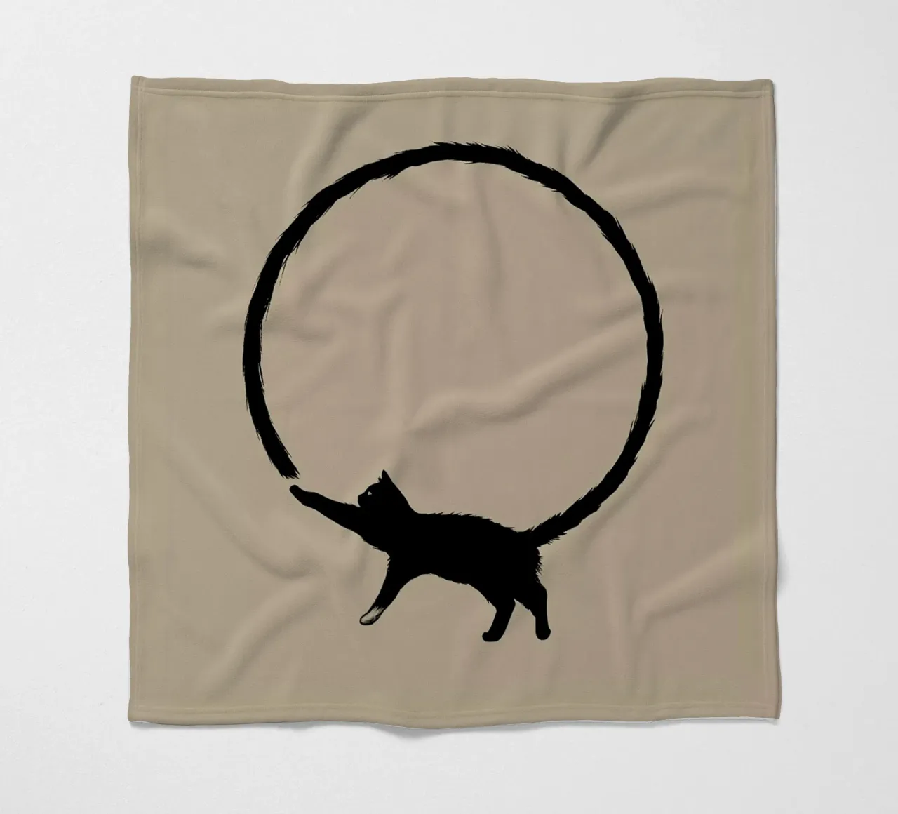 Cat Circle Fleecedecke von Jared Yamahata