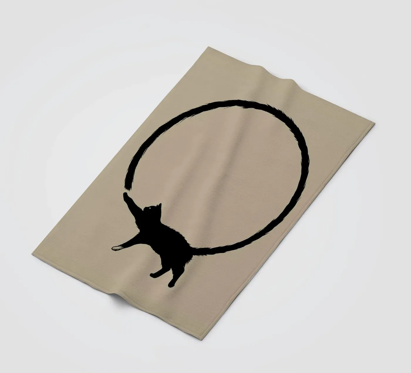 Cat Circle Fleecedecke von Jared Yamahata