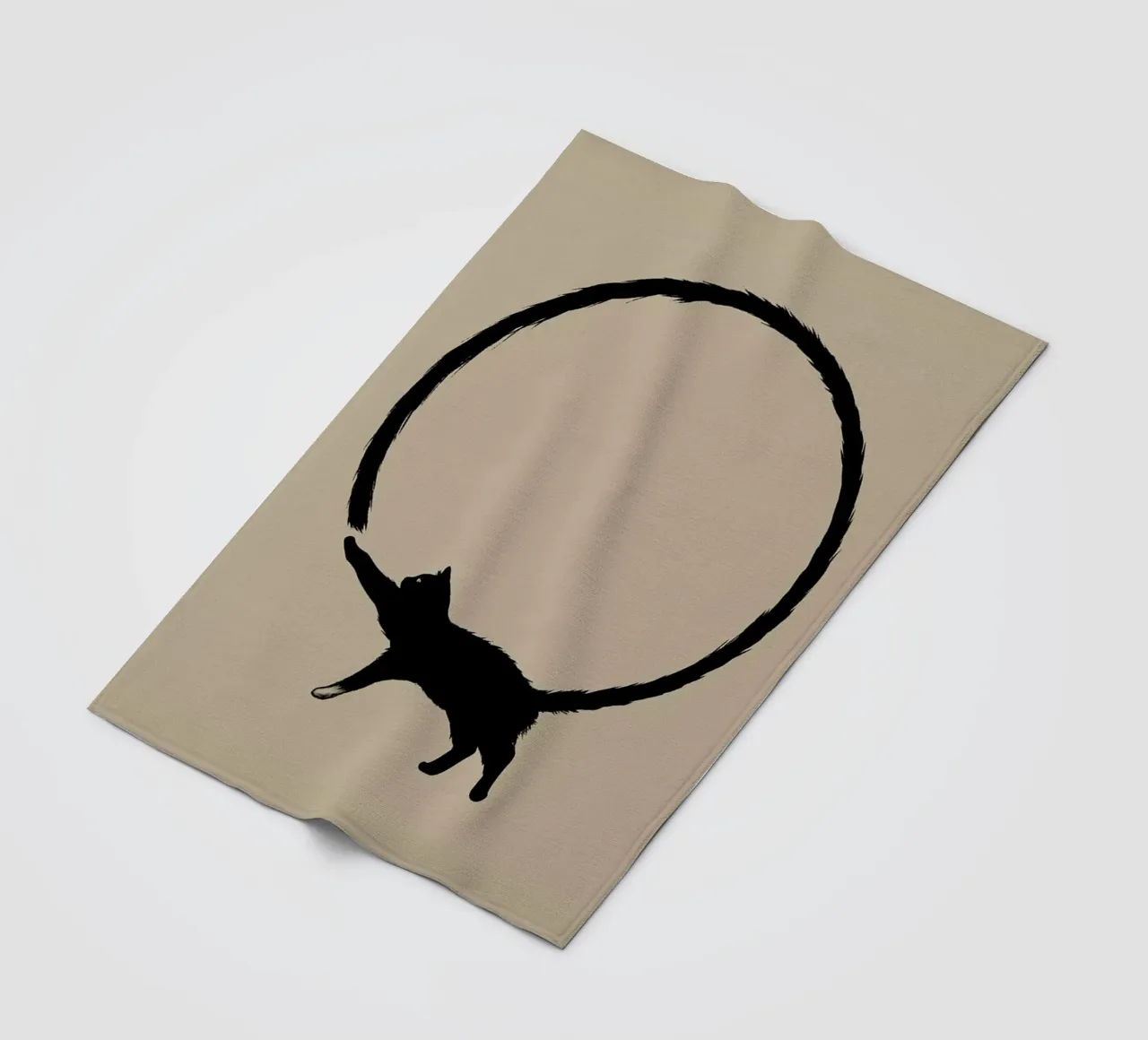 Cat Circle Fleecedecke von Jared Yamahata