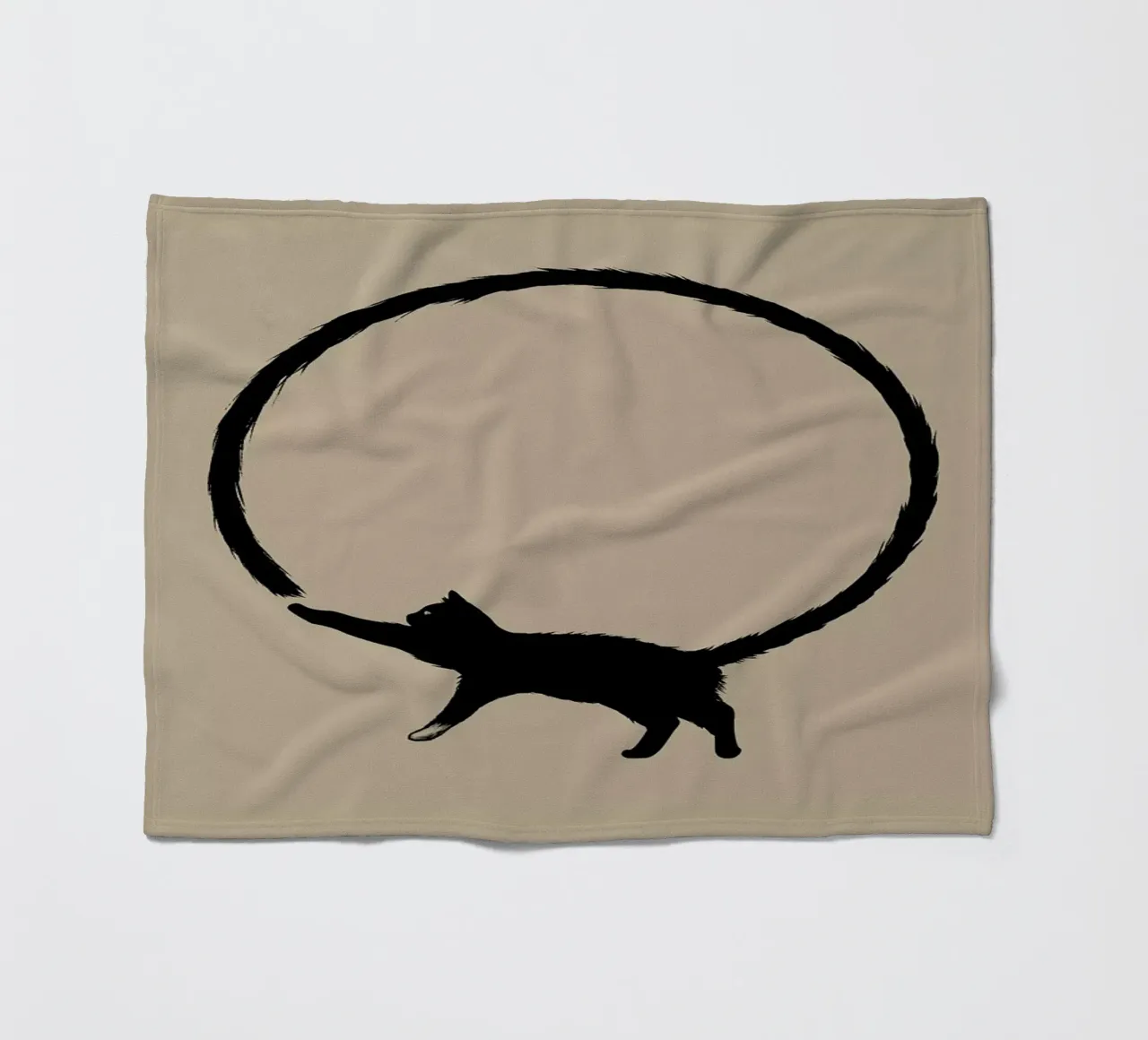 Cat Circle Fleecedecke von Jared Yamahata