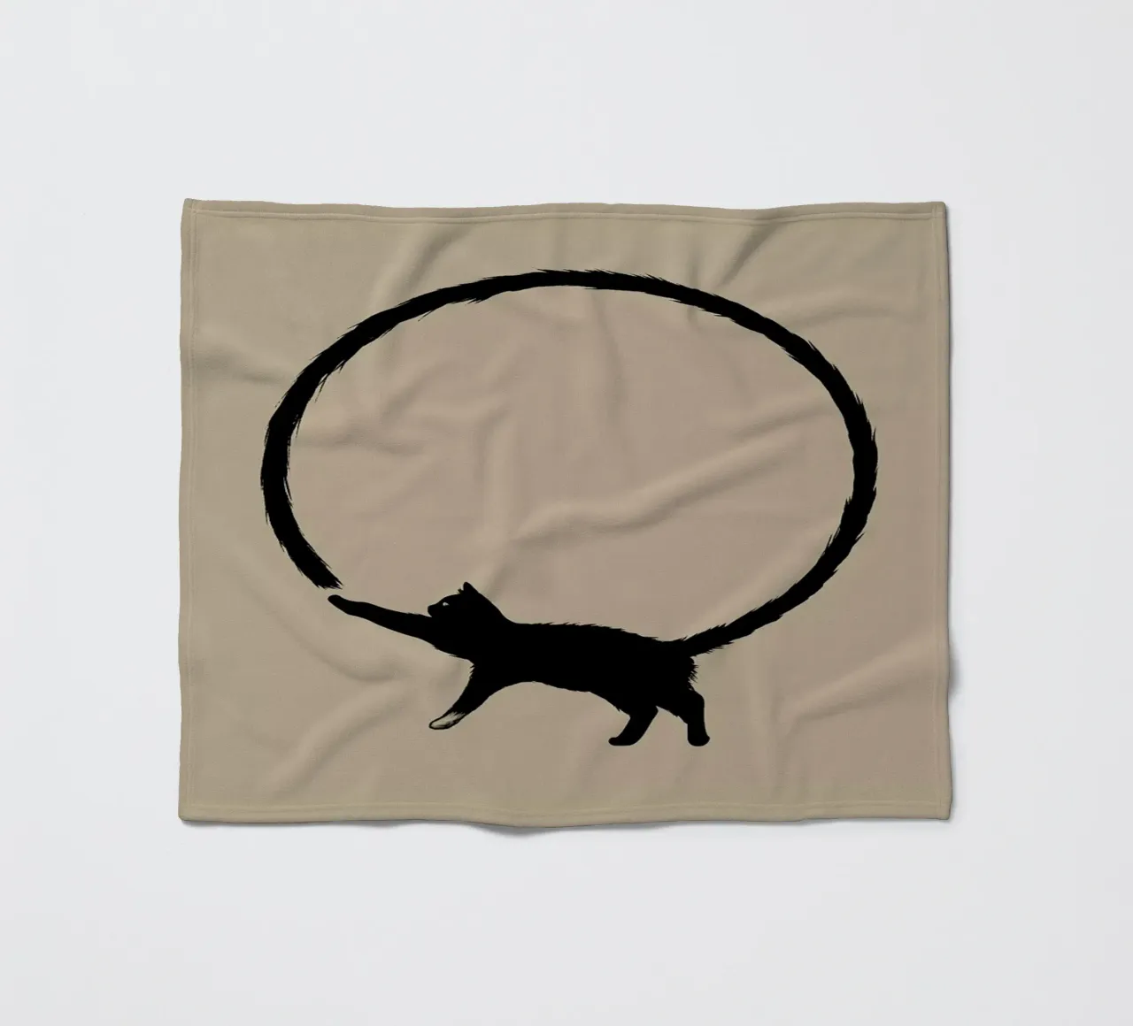Cat Circle Fleecedecke von Jared Yamahata