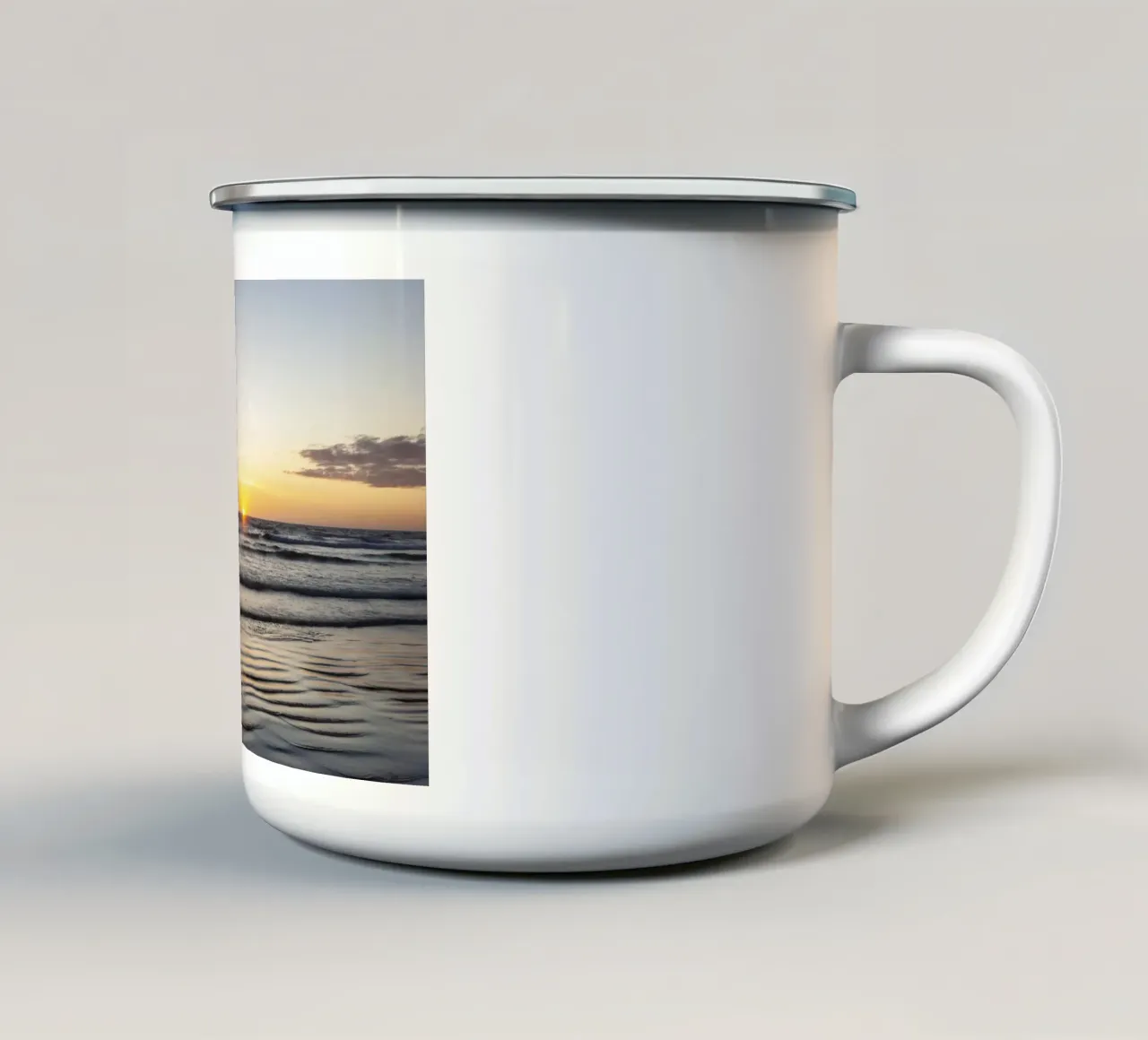 Morro Bay Kalifornien 1 tazza in smalto da Barbara Buderath Fotodesign