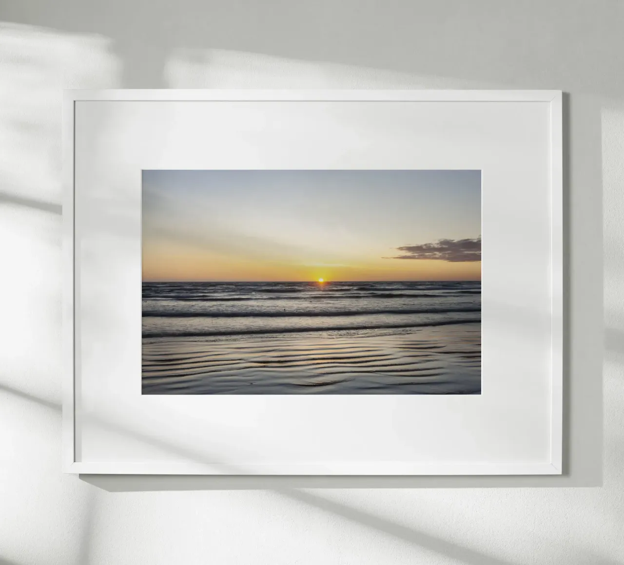 Morro Bay Kalifornien 1 Poster mit Aluminium Rahmen von Barbara Buderath Fotodesign