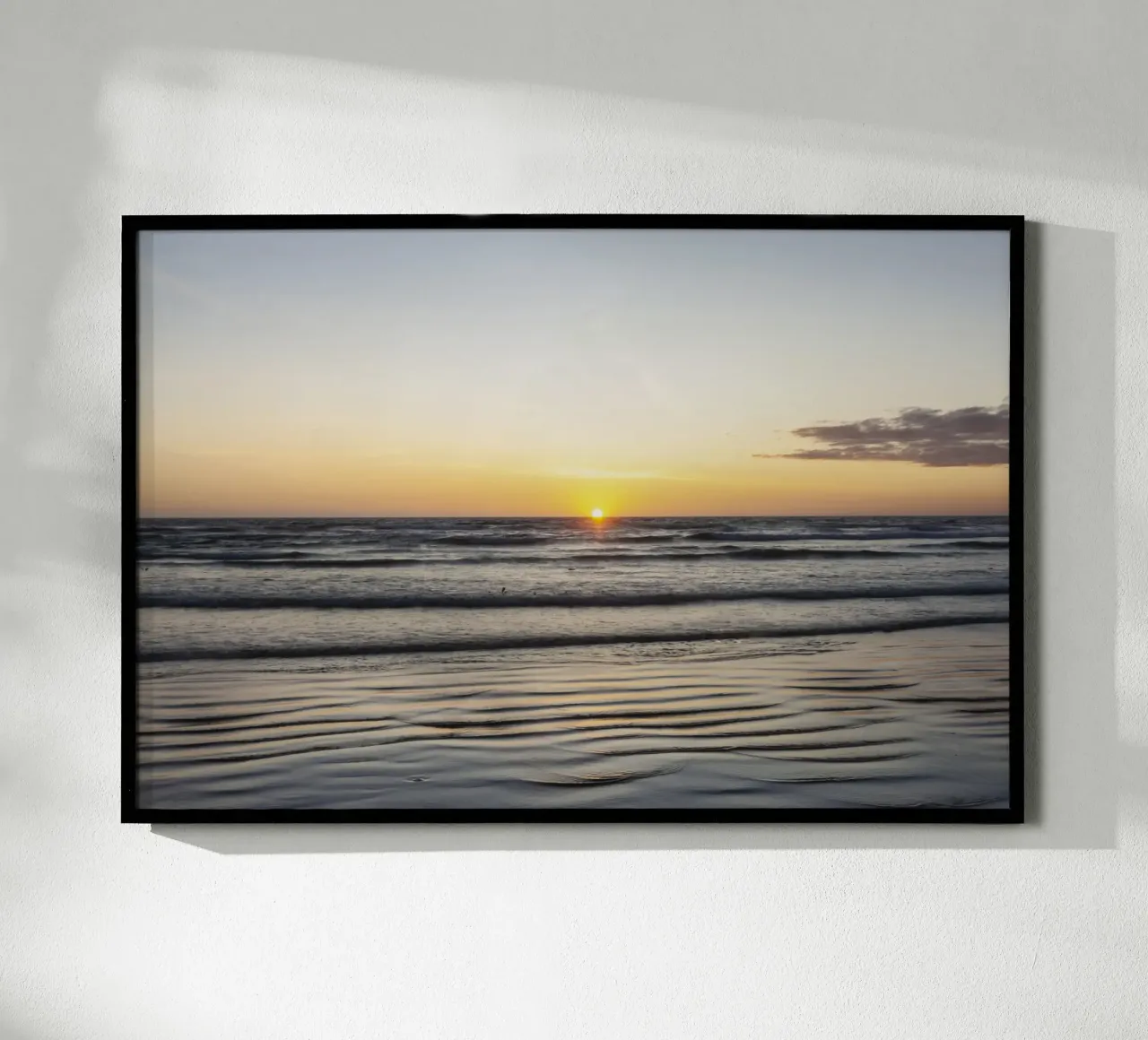 Morro Bay Kalifornien 1 Poster mit Aluminium Rahmen von Barbara Buderath Fotodesign